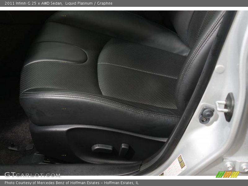 Liquid Platinum / Graphite 2011 Infiniti G 25 x AWD Sedan