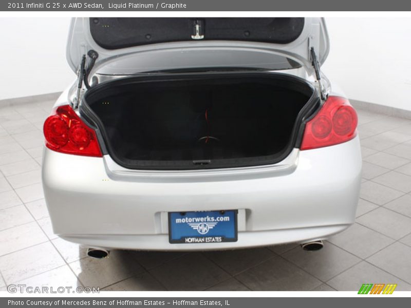 Liquid Platinum / Graphite 2011 Infiniti G 25 x AWD Sedan