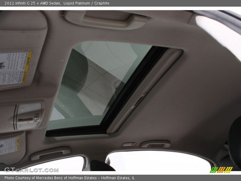 Liquid Platinum / Graphite 2011 Infiniti G 25 x AWD Sedan