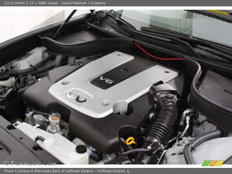 Liquid Platinum / Graphite 2011 Infiniti G 25 x AWD Sedan