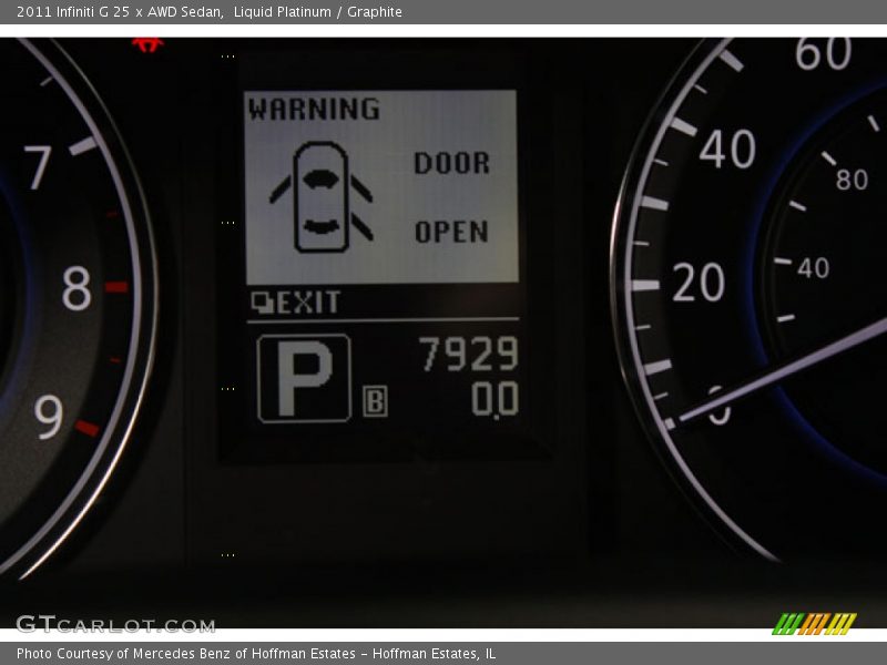 Liquid Platinum / Graphite 2011 Infiniti G 25 x AWD Sedan