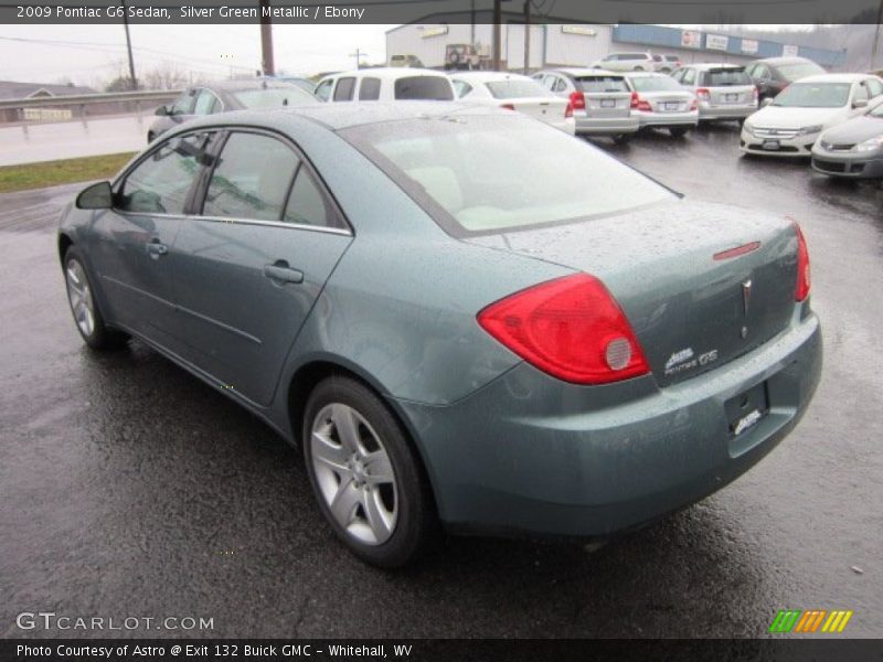Silver Green Metallic / Ebony 2009 Pontiac G6 Sedan