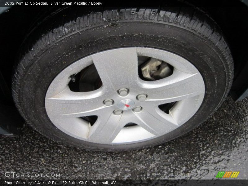 Silver Green Metallic / Ebony 2009 Pontiac G6 Sedan