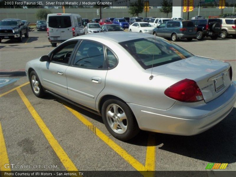 Silver Frost Metallic / Medium Graphite 2003 Ford Taurus SES