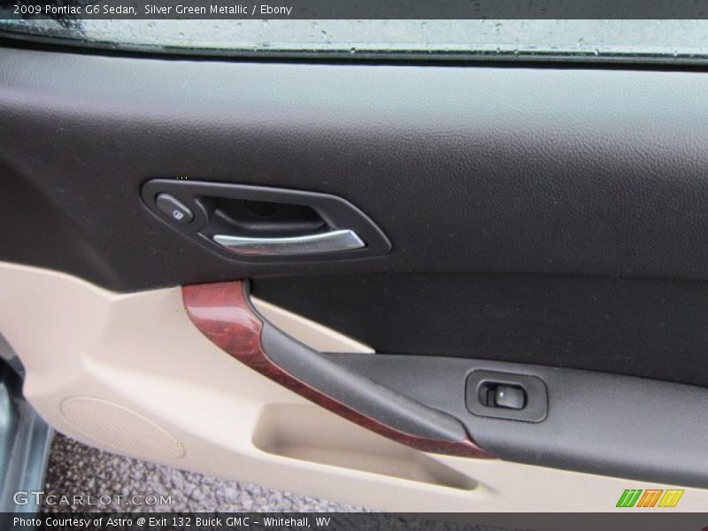 Silver Green Metallic / Ebony 2009 Pontiac G6 Sedan