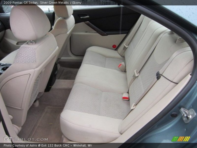 Silver Green Metallic / Ebony 2009 Pontiac G6 Sedan