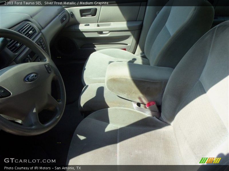Silver Frost Metallic / Medium Graphite 2003 Ford Taurus SES