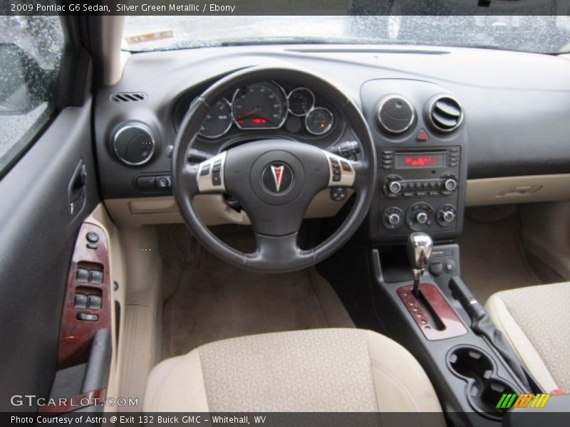 Silver Green Metallic / Ebony 2009 Pontiac G6 Sedan