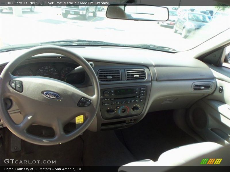 Silver Frost Metallic / Medium Graphite 2003 Ford Taurus SES