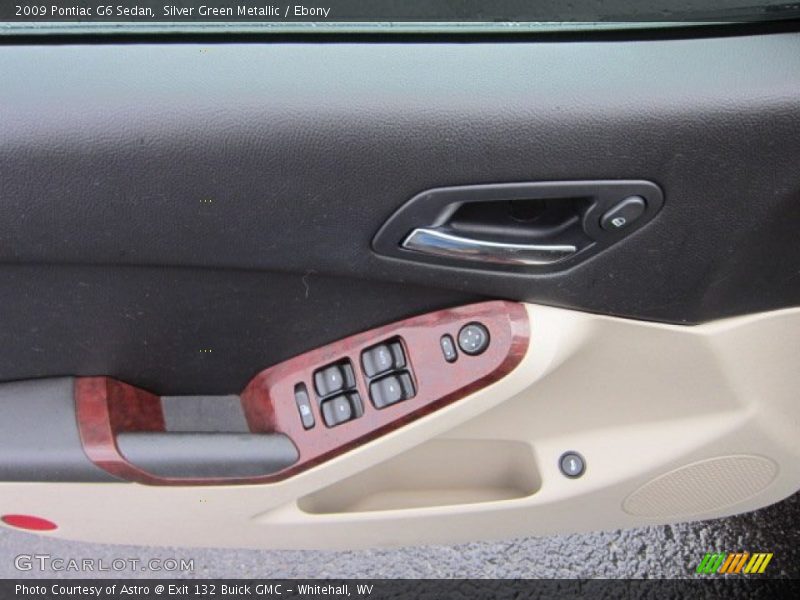 Silver Green Metallic / Ebony 2009 Pontiac G6 Sedan