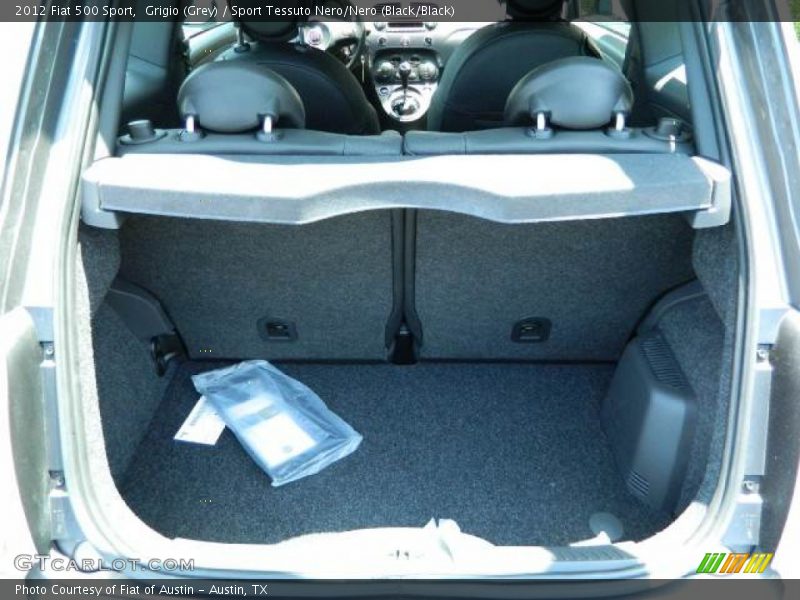 Grigio (Grey) / Sport Tessuto Nero/Nero (Black/Black) 2012 Fiat 500 Sport