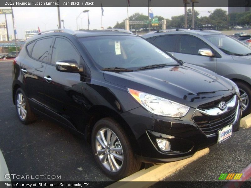 Ash Black / Black 2012 Hyundai Tucson Limited