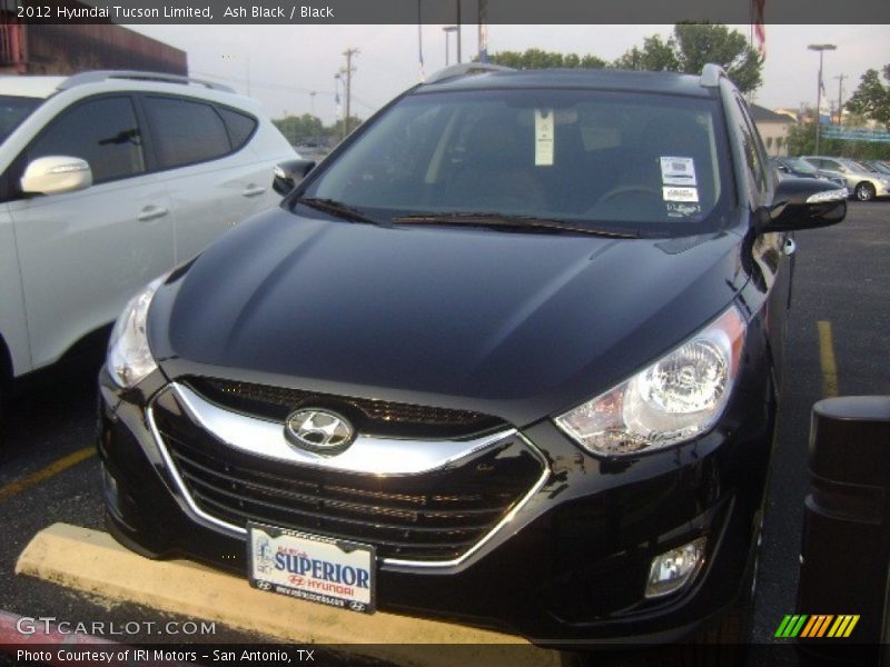 Ash Black / Black 2012 Hyundai Tucson Limited