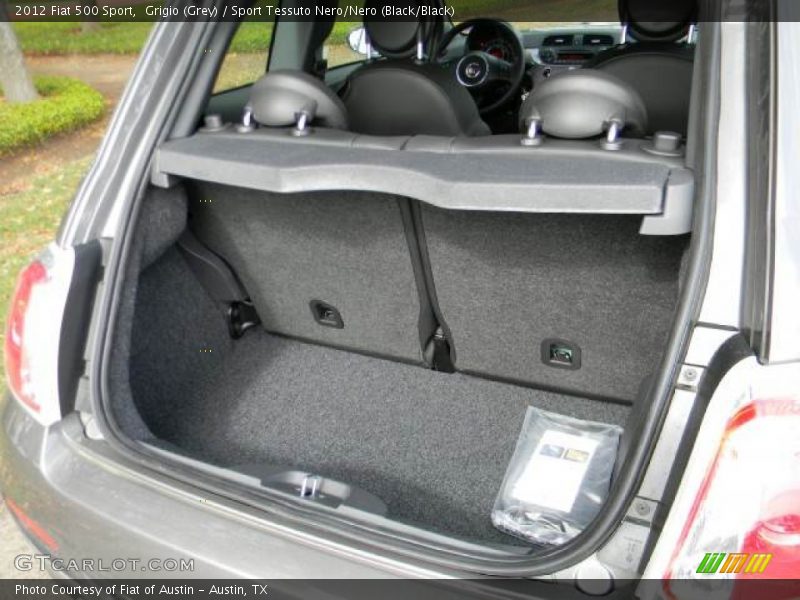 Grigio (Grey) / Sport Tessuto Nero/Nero (Black/Black) 2012 Fiat 500 Sport