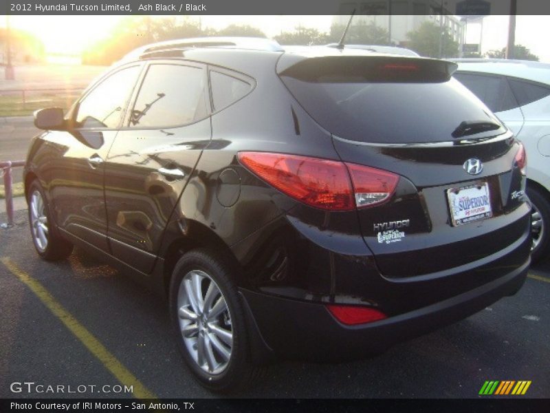 Ash Black / Black 2012 Hyundai Tucson Limited