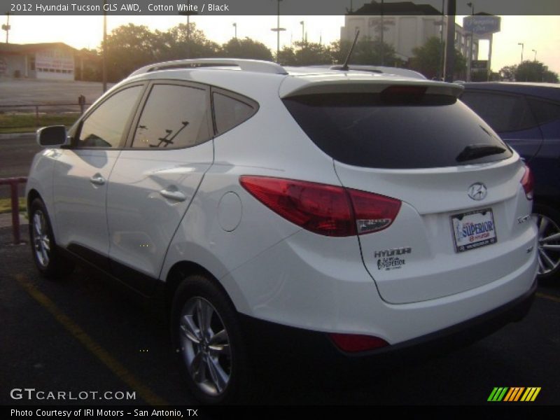 Cotton White / Black 2012 Hyundai Tucson GLS AWD