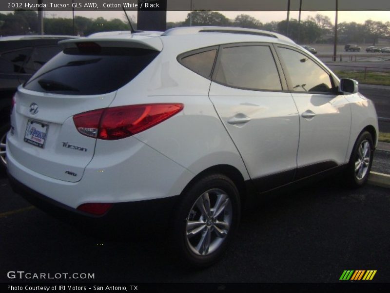 Cotton White / Black 2012 Hyundai Tucson GLS AWD