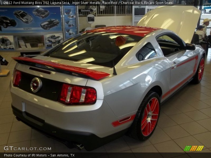  2012 Mustang Boss 302 Laguna Seca Ingot Silver Metallic/Race Red