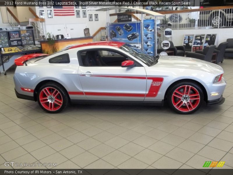  2012 Mustang Boss 302 Laguna Seca Ingot Silver Metallic/Race Red