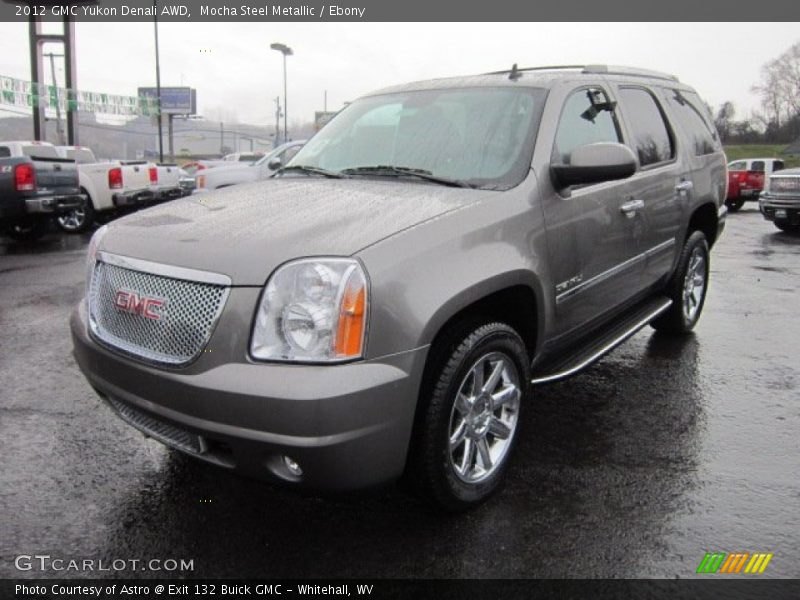Mocha Steel Metallic / Ebony 2012 GMC Yukon Denali AWD