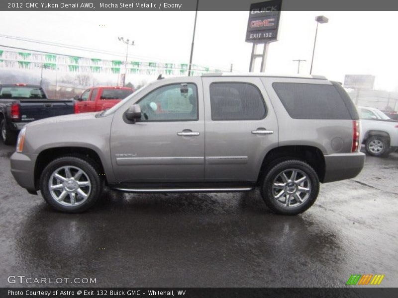 Mocha Steel Metallic / Ebony 2012 GMC Yukon Denali AWD