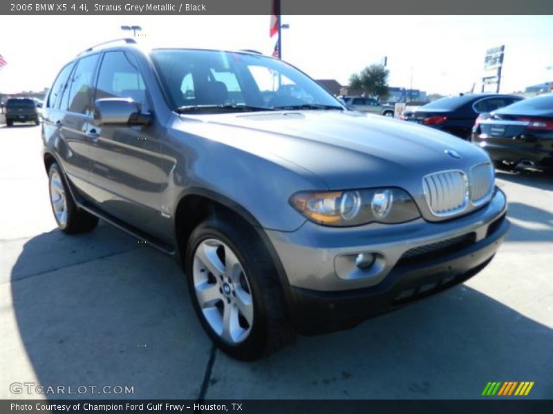 Stratus Grey Metallic / Black 2006 BMW X5 4.4i