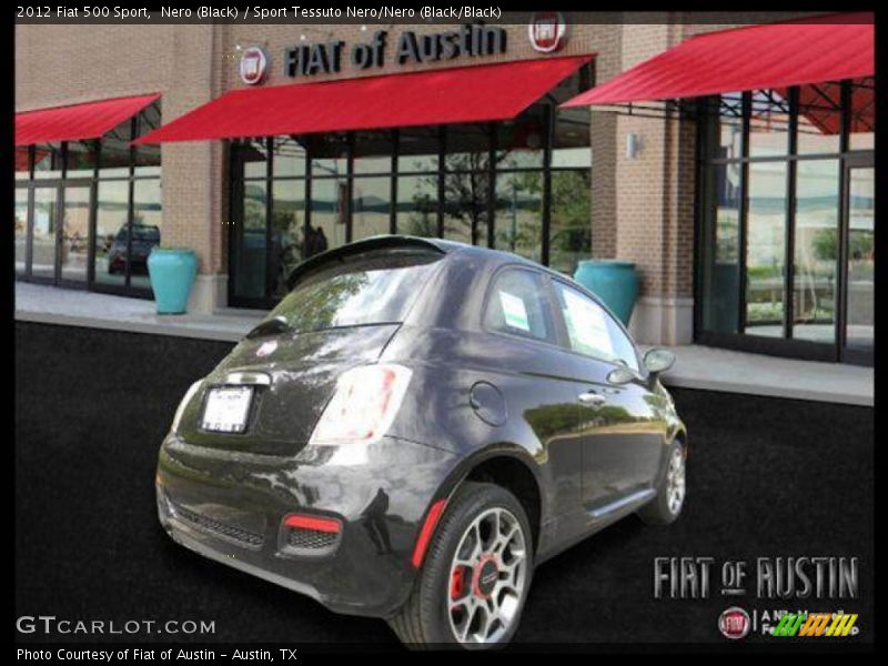 Nero (Black) / Sport Tessuto Nero/Nero (Black/Black) 2012 Fiat 500 Sport