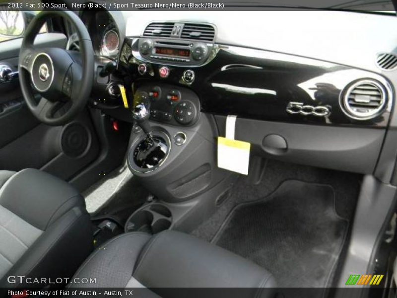 Nero (Black) / Sport Tessuto Nero/Nero (Black/Black) 2012 Fiat 500 Sport