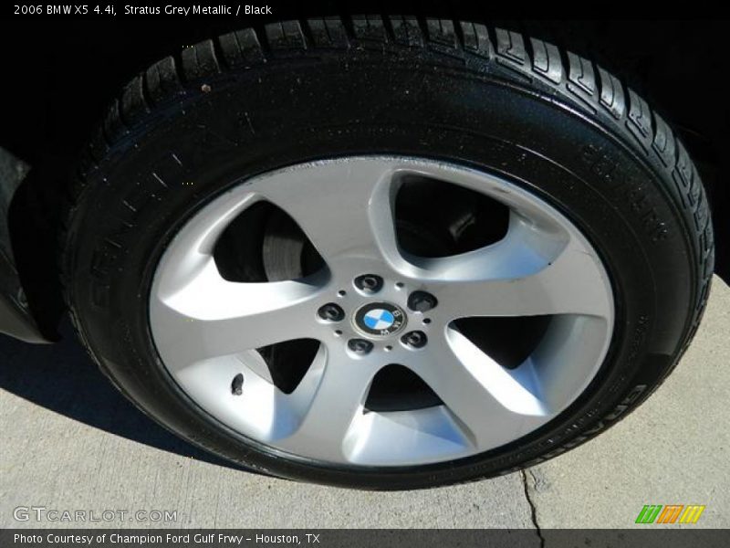 Stratus Grey Metallic / Black 2006 BMW X5 4.4i