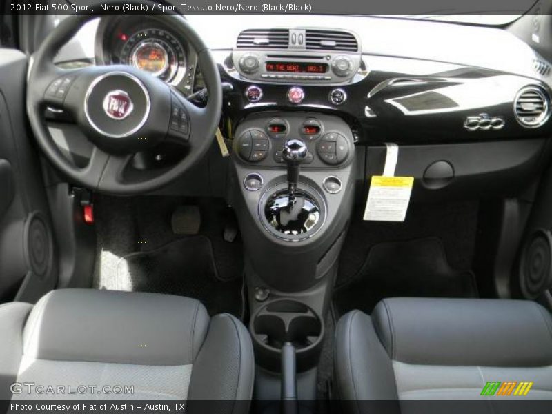 Nero (Black) / Sport Tessuto Nero/Nero (Black/Black) 2012 Fiat 500 Sport