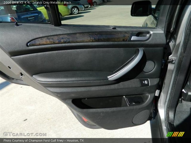 Stratus Grey Metallic / Black 2006 BMW X5 4.4i