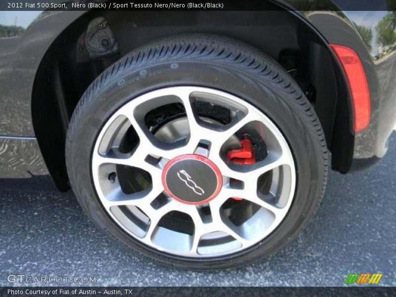 Nero (Black) / Sport Tessuto Nero/Nero (Black/Black) 2012 Fiat 500 Sport