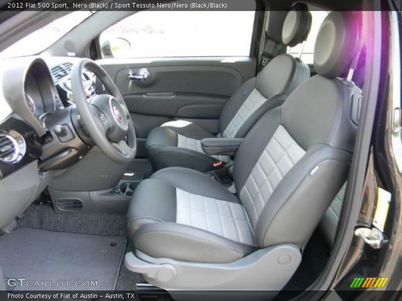 Nero (Black) / Sport Tessuto Nero/Nero (Black/Black) 2012 Fiat 500 Sport