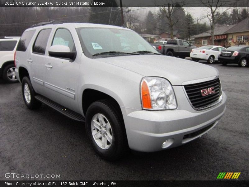 Quicksilver Metallic / Ebony 2012 GMC Yukon SLE 4x4