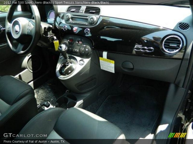 Nero (Black) / Sport Tessuto Nero/Nero (Black/Black) 2012 Fiat 500 Sport