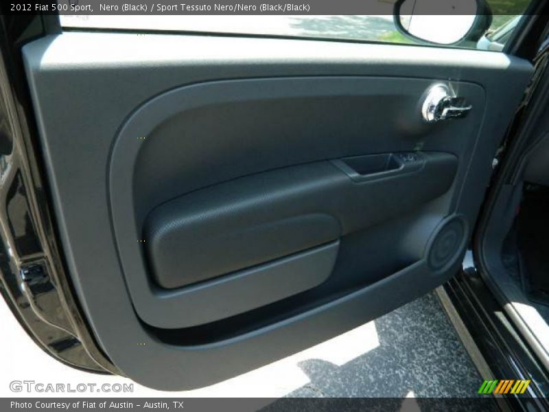 Nero (Black) / Sport Tessuto Nero/Nero (Black/Black) 2012 Fiat 500 Sport