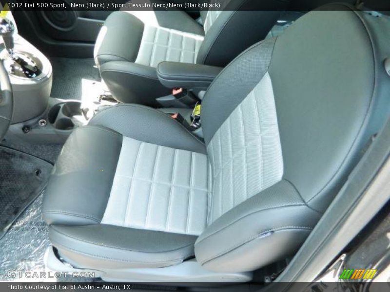 Nero (Black) / Sport Tessuto Nero/Nero (Black/Black) 2012 Fiat 500 Sport