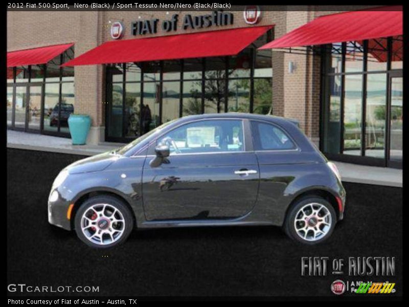 Nero (Black) / Sport Tessuto Nero/Nero (Black/Black) 2012 Fiat 500 Sport