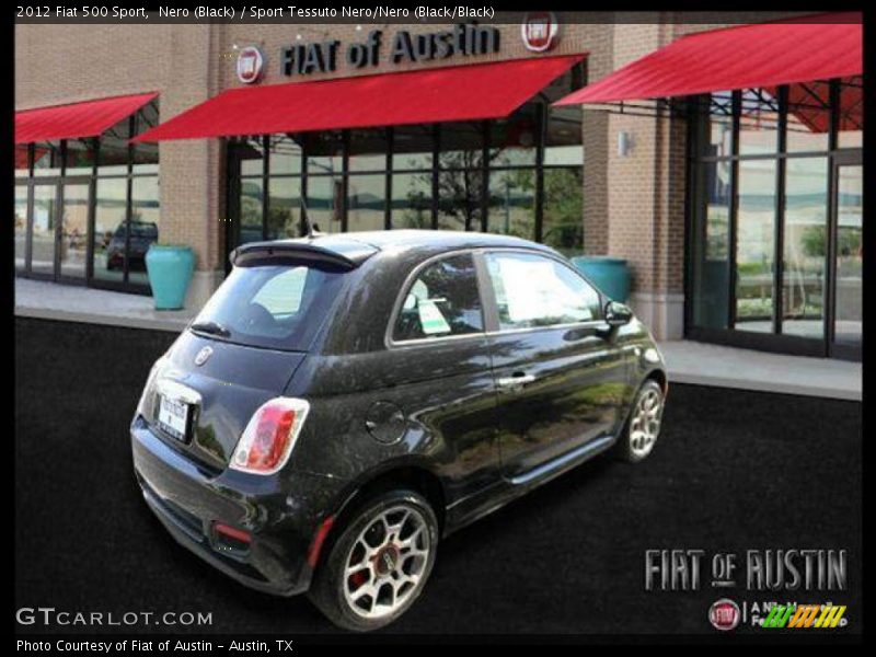 Nero (Black) / Sport Tessuto Nero/Nero (Black/Black) 2012 Fiat 500 Sport
