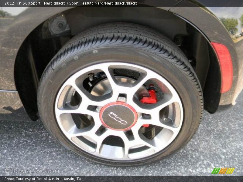 Nero (Black) / Sport Tessuto Nero/Nero (Black/Black) 2012 Fiat 500 Sport