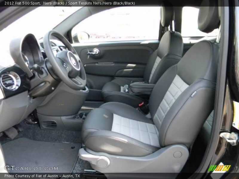 Nero (Black) / Sport Tessuto Nero/Nero (Black/Black) 2012 Fiat 500 Sport