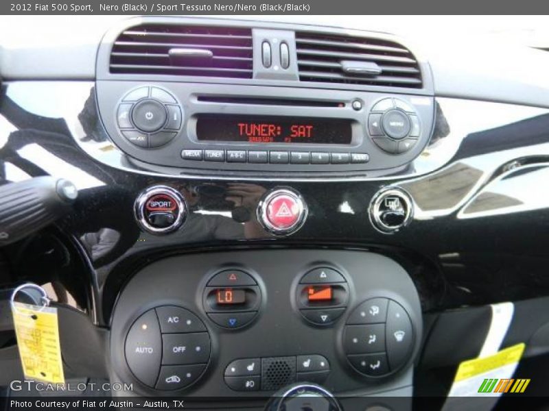 Nero (Black) / Sport Tessuto Nero/Nero (Black/Black) 2012 Fiat 500 Sport