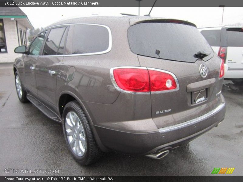Cocoa Metallic / Cashmere 2012 Buick Enclave AWD