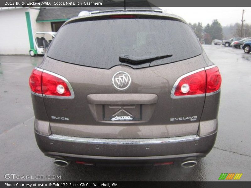 Cocoa Metallic / Cashmere 2012 Buick Enclave AWD