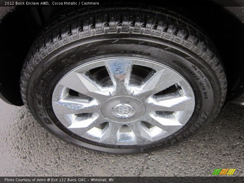 Cocoa Metallic / Cashmere 2012 Buick Enclave AWD
