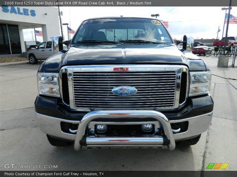 Black / Medium Flint 2006 Ford F250 Super Duty Lariat FX4 Off Road Crew Cab 4x4