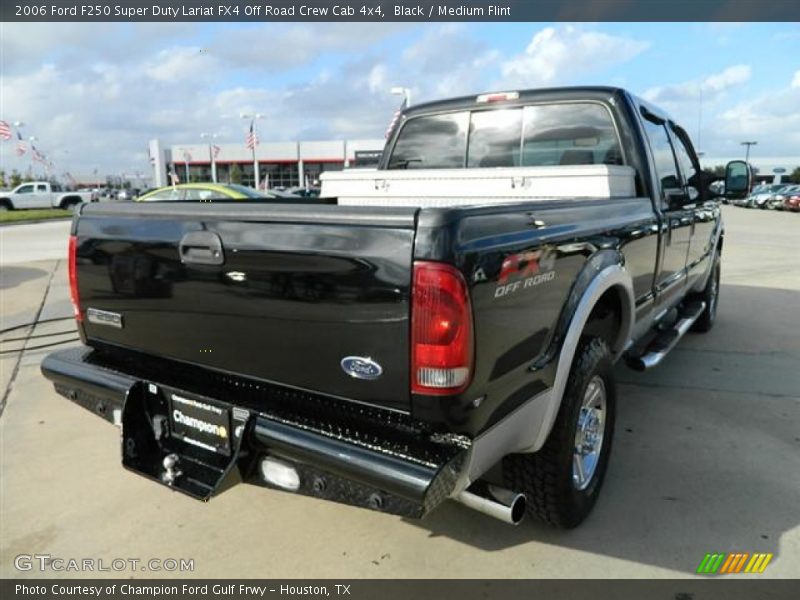 Black / Medium Flint 2006 Ford F250 Super Duty Lariat FX4 Off Road Crew Cab 4x4