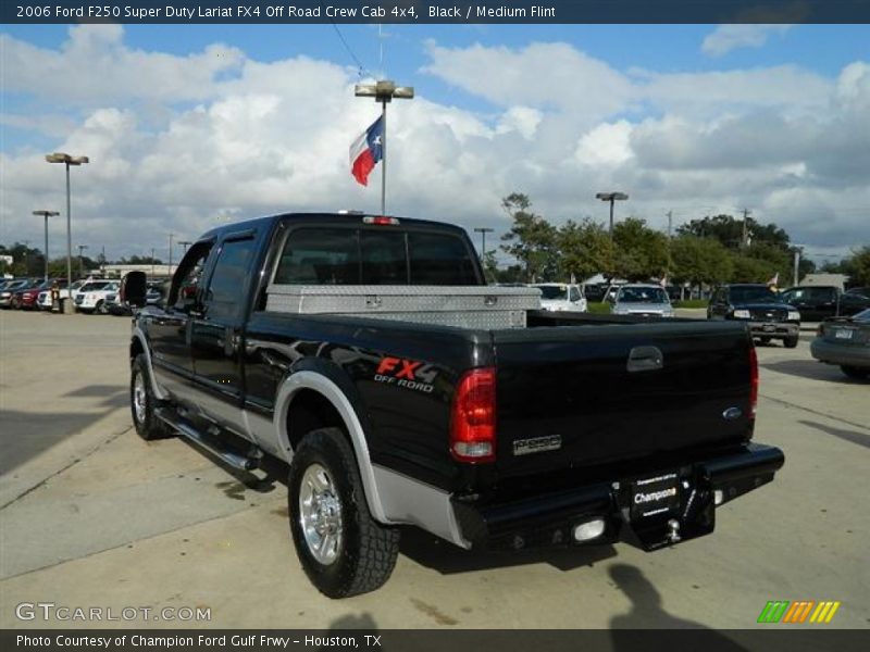 Black / Medium Flint 2006 Ford F250 Super Duty Lariat FX4 Off Road Crew Cab 4x4