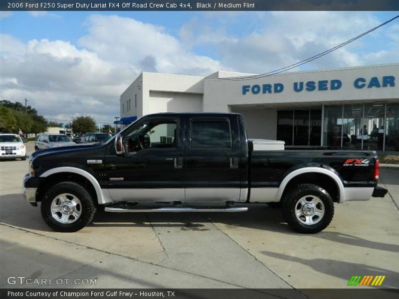 Black / Medium Flint 2006 Ford F250 Super Duty Lariat FX4 Off Road Crew Cab 4x4