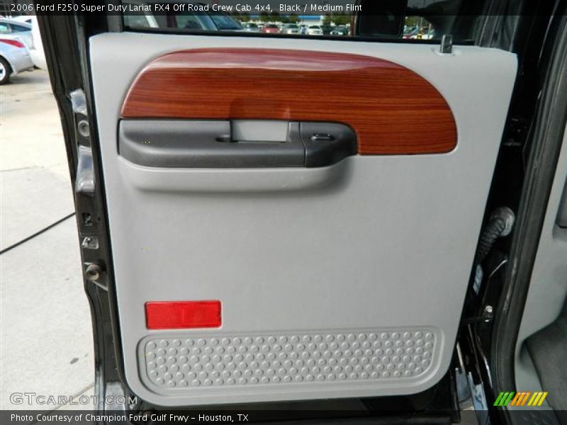 Black / Medium Flint 2006 Ford F250 Super Duty Lariat FX4 Off Road Crew Cab 4x4